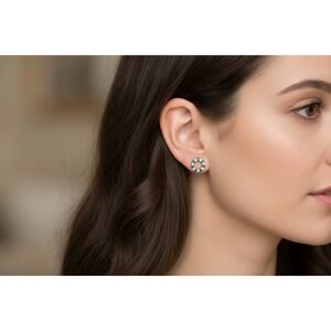 Giani Bernini Sterling Silver Cubic Zirconia Wreath Stud Earrings